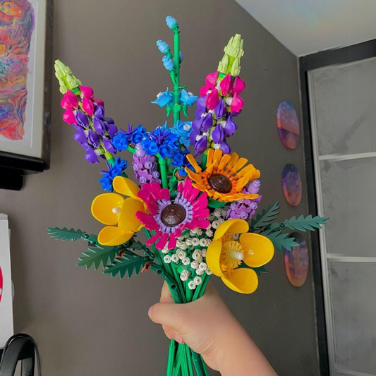 Le bouquet multicolore