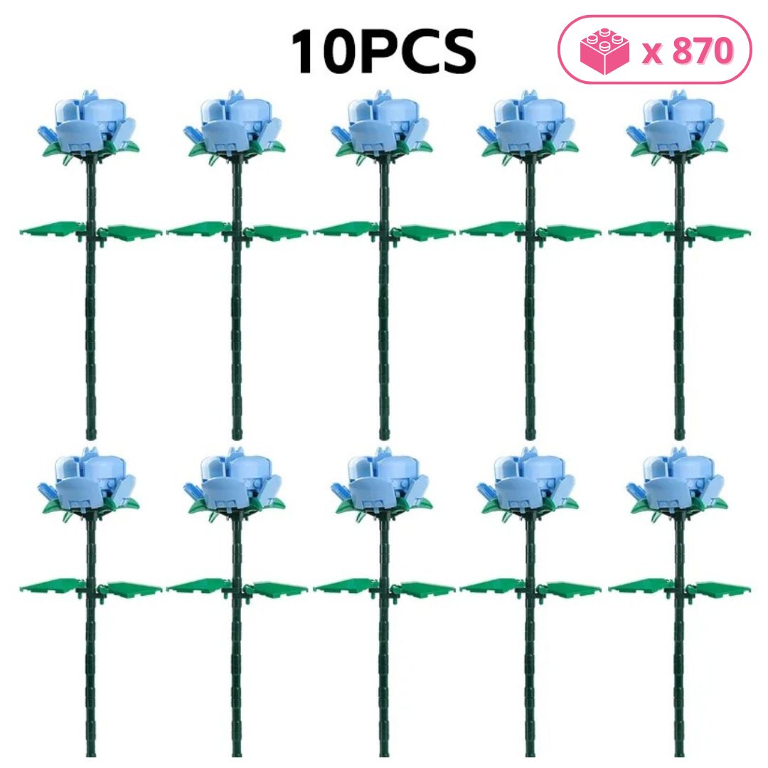 Bouquet de roses bleues
