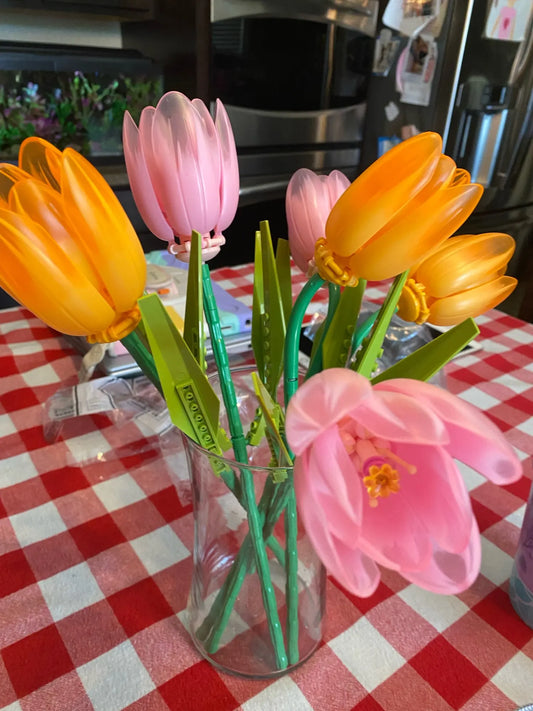 Le bouquet de tulipes