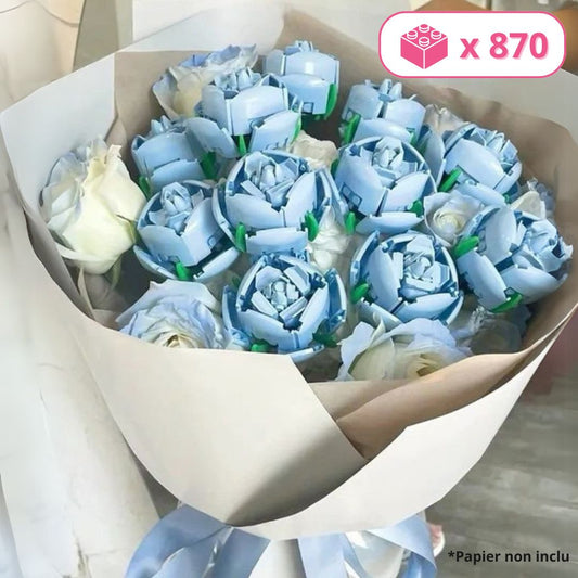 Bouquet de roses bleues