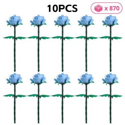 Bouquet de roses bleues