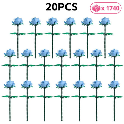 Bouquet de roses bleues