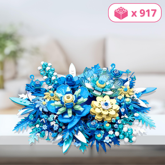 Le bouquet bleu
